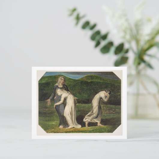 ウィリアム・ブレイク |ナオミはルースとオーパに懇願する ポストカード (スタンド正面)