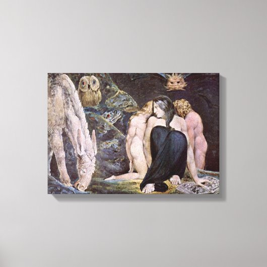 ウィリアム・ブレイク – ヘカテ；エニタルモンの喜びの夜 キャンバスプリント (正面)