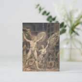 ウィリアム・ブレイク：ミルトンのパラダイス失った ポストカード (スタンド正面)