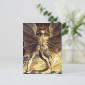 ウィリアム・ブレイク・レッド・ドラゴン葉書 ポストカード (スタンド正面)