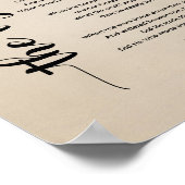 ウィリアム・ブレイク・ヴィンテージポスターによるタイガー詩 ポスター (角)