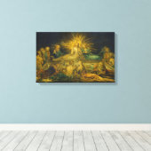 ウィリアム・ブレイク 最後の晩餐1799（テンペラの季節） キャンバスプリント (インサイチュ (ウッドフロア))