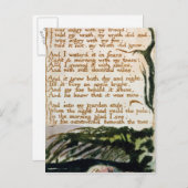 ウィリアム・ブレイク |毒の木 ポストカード (正面/裏面)