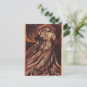 ウィリアム・ブレイク – 白い髪の男の長衣淡い色の服 ポストカード (スタンド正面)