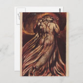 ウィリアム・ブレイク – 白い髪の男の長衣淡い色の服 ポストカード (正面/裏面)