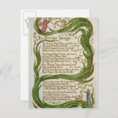 ウィリアム・ブレイク |神像、Inの歌から ポストカード (正面/裏面)