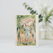 ウィリアム・ブレイク | Songs of Innously; "the Piper" , ポストカード (スタンド正面)