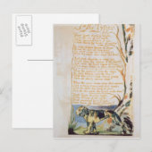 ウィリアム・ブレイク | The Tyger, from Songs of Innounce ポストカード (正面/裏面)