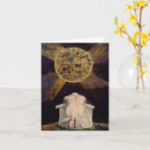 ウィリアム・ブレーク・ソング・オブ・ロス・ファインアート・ノート カード (黄色い花)