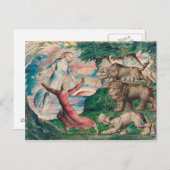 ウィリアム·ブレーク-ダンランニングテ·の三つの獣 ポストカード (正面/裏面)