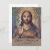 ウィリアム・ブレ賛美イク・キリスト救世主CC0071 ポストカード (正面/裏面)