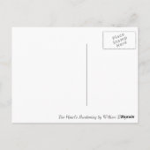 ウィリアム・ブーゲローによるハートの目覚め ポストカード (裏面)