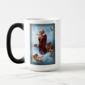 ウィリアム・ブーゲローによる天使たちの婦人 モーフィングマグカップ (左)