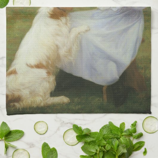 ウィリアム・ヘンリー・ゴアによる「希望の喜び」 キッチンタオル (折り畳み)