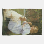 ウィリアム・ヘンリー・ゴアによる「希望の喜び」 キッチンタオル (横)