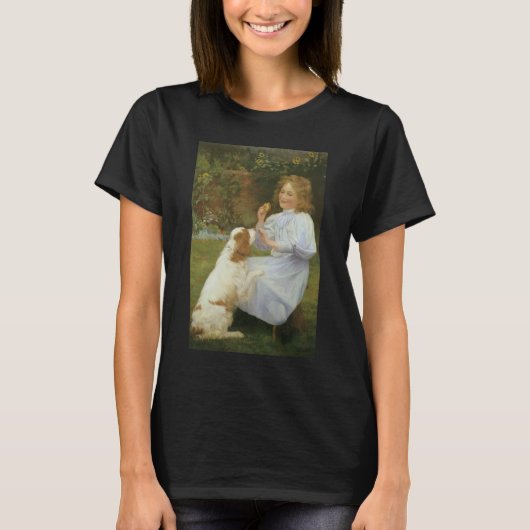 ウィリアム・ヘンリー・ゴア作『希望の喜び』 Tシャツ (正面)