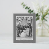 ウィリアム・ヘンリー・ハリソン死のベッド ポストカード (スタンド正面)