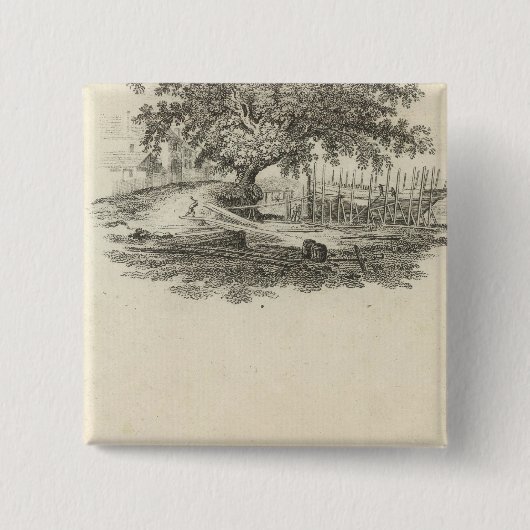 ウィリアム·ペンの型枠 缶バッジ (正面)