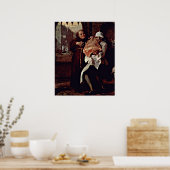 ウィリアム・ホガースによるオールドイングランドのローストビーフ ポスター (キッチン)