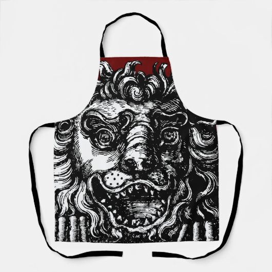 ウィリアム・ホガース獅子頭ボタンズタバーン エプロン (正面)