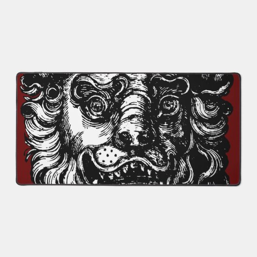 ウィリアム・ホガース獅子頭ボタンズタバーン デスクマット (正面)