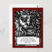 ウィリアム・ホガース獅子頭ボタンズタバーン ポストカード (正面/裏面)