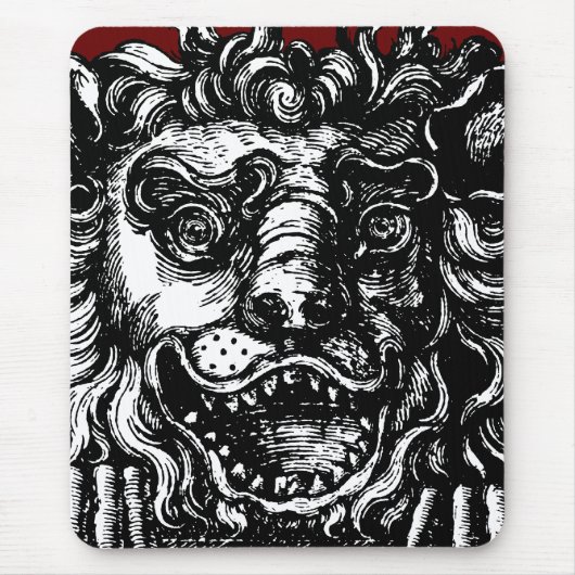 ウィリアム・ホガース獅子頭ボタンズタバーン マウスパッド (正面)