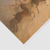 ウィリアム・ホルブルック・ヒゲによるサンタクロースのトナカイ 薄葉紙 (詳細)