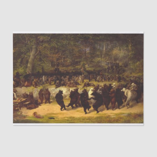 ウィリアム・ホルブルック・ヒゲによるベアーダンス 薄葉紙 (正面)