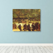 ウィリアム・ホルブルック・ヒゲ – ベアーダンス キャンバスプリント (インサイチュ (ウッドフロア))