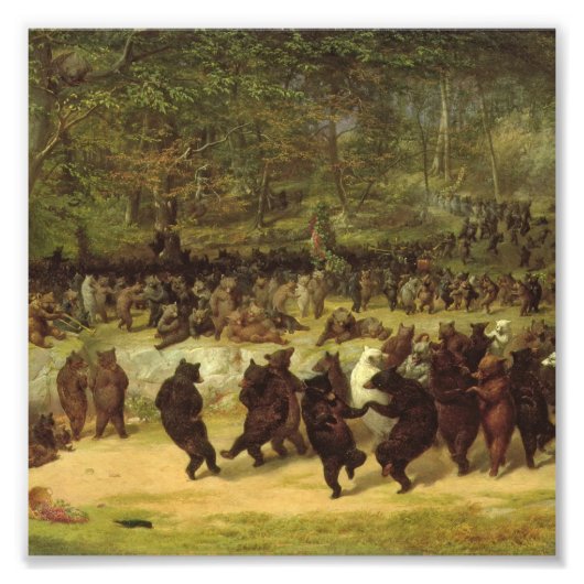 ウィリアム・ホルブルック・ヒゲ – ベアーダンス フォトプリント            (正面)