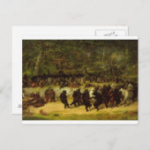 ウィリアム・ホルブルック・ビアード - くまのダンス ポストカード (正面/裏面)