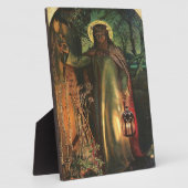 ウィリアム・ホルマン狩りザ・ライト・オブ・ザ・ワールド フォトプラーク (側面)