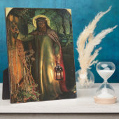 ウィリアム・ホルマン狩りザ・ライト・オブ・ザ・ワールド フォトプラーク (側面)