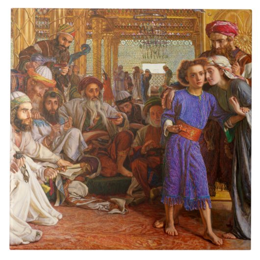 ウィリアム・ホルマン狩り – 救い主の発見 タイル (正面)