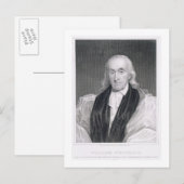 ウィリアム・ホワイト（1748-1836）85歳、トーマス・B・ウェルチが彫刻 ポストカード (正面/裏面)