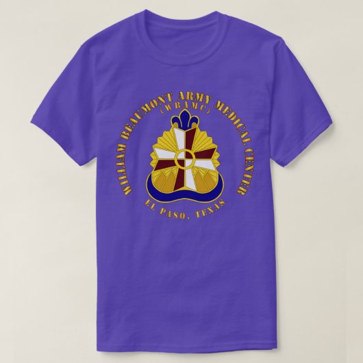 ウィリアム・ボーモント医療センター エルパソ テキサス州 Tシャツ (デザイン正面)