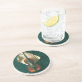 ウィリアム・マイケル・ハネットによるオールド・ヴァイオリン・スティルライフ コースター (側面)