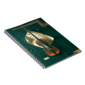 ウィリアム・マイケル・ハネットによるオールド・ヴァイオリン・スティルライフ ノートブック (右側)