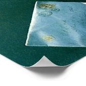 ウィリアム・マイケル・ハネットによるオールド・ヴァイオリン・スティルライフ ポスター (角)