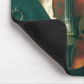 ウィリアム・マイケル・ハネットによるオールド・ヴァイオリン・スティルライフ マウスパッド (コーナー)