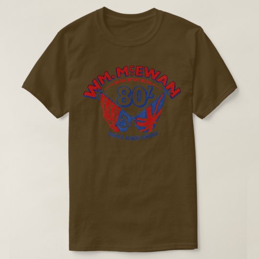 ウィリアム・マケワン・ブルワリー Tシャツ (デザイン正面)