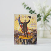 ウィリアム・マッキンリー選挙ポスター 金本位制 ポストカード (スタンド正面)