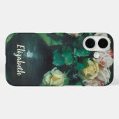 ウィリアム・メリット・チェイスによる花（別名：バラ） Case-Mate iPhoneケース (裏面 (横))