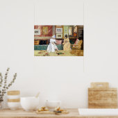 ウィリアム・メリット・チェイスフレンドリーア・コール ポスター (キッチン)