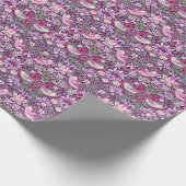 ウィリアム・モリスいちご泥棒の模様ラップP ラッピングペーパー (角)