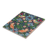 ウィリアム・モリスいちご泥棒セラミックタイル タイル (側面)