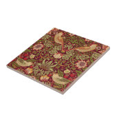 ウィリアム・モリスいちご泥棒セラミックタイル タイル (側面)