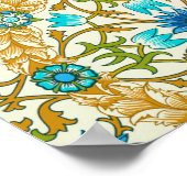 ウィリアム・モリスつる植物パターン（1873年） ポスター (角)