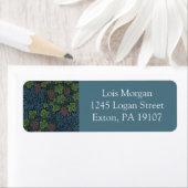 ウィリアム・モリスつる植物壁紙デザイン ラベル (インサイチュ)